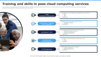 Training And Skills In PaaS Cloud Computing Services