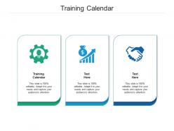 Training calendar ppt powerpoint presentation layouts format cpb