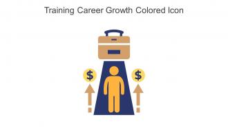 Training Career Growth Colored Icon In Powerpoint Pptx Png And Editable Eps Format