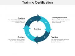 Training certification ppt powerpoint presentation layouts example introduction cpb