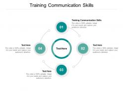 Training communication skills ppt powerpoint presentation gallery examples cpb