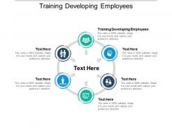 Training developing employees ppt powerpoint presentation ideas layout cpb