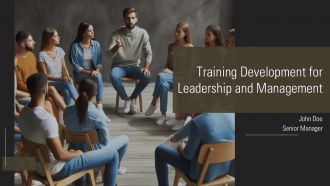 Training Development For Leadership And Management PPT Demonstration AT
