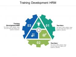 Training development hrm ppt powerpoint presentation ideas outline cpb