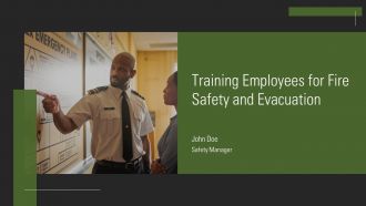 Training Employees For Fire Safety And Evacuation PPT Structure AT