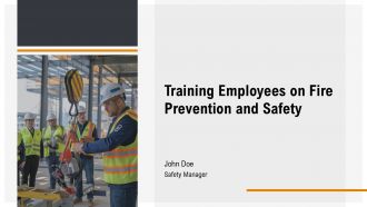 Training Employees On Fire Prevention And Safety PPT Structure AT