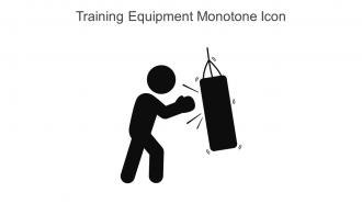 Training Equipment Monotone Icon In Powerpoint Pptx Png And Editable Eps Format