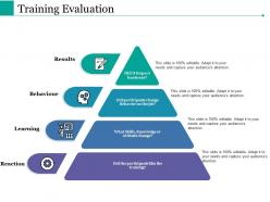 Training evaluation ppt powerpoint presentation gallery influencers