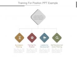 Training For Position Ppt Example