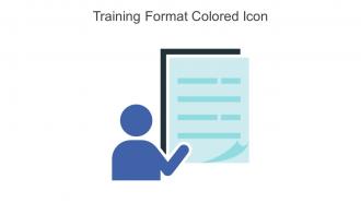 Training Format Colored Icon In Powerpoint Pptx Png And Editable Eps Format