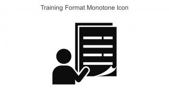Training Format Monotone Icon In Powerpoint Pptx Png And Editable Eps Format