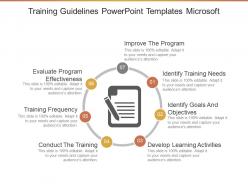 Training guidelines powerpoint templates microsoft
