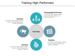 Training high performers ppt powerpoint presentation portfolio display cpb