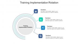 Training implementation rotation ppt powerpoint presentation portfolio templates cpb