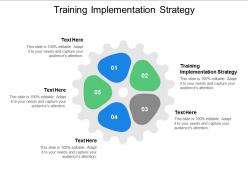 Training implementation strategy ppt powerpoint presentation summary outfit cpb