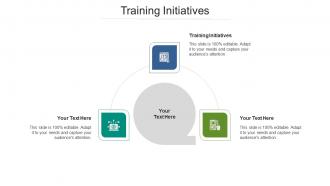 Training initiatives ppt powerpoint presentation infographics slide download cpb