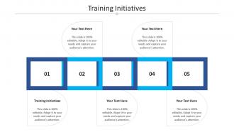 Training initiatives ppt powerpoint presentation portfolio styles cpb