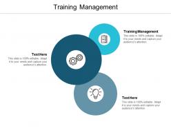 Training management ppt powerpoint presentation ideas file formats cpb
