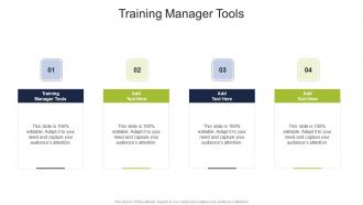 Training Manager Tools In Powerpoint And Google Slides Cpb