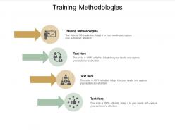 Training methodologies ppt powerpoint presentation model background designs cpb