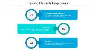 Training methods employees ppt powerpoint presentation icon deck cpb