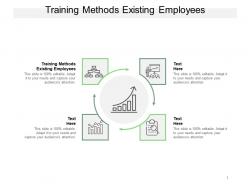 Training methods existing employees ppt powerpoint presentation infographics graphics cpb