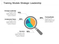 Training models strategic leadership collaborative teams business plan template cpb