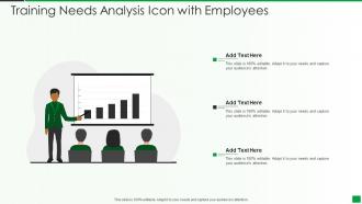Training Needs Analysis Icon With Employees