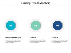 Training needs analysis ppt powerpoint presentation gallery show cpb