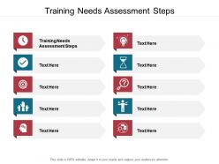 Training needs assessment steps ppt powerpoint presentation infographic cpb