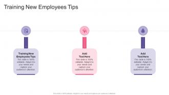 Training New Employees Tips In Powerpoint And Google Slides Cpb