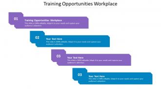 Training Opportunities Workplace Ppt Powerpoint Presentation Ideas Pictures Cpb