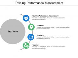 Training performance measurement ppt powerpoint presentation model mockup cpb
