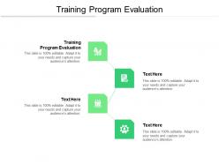 Training program evaluation ppt powerpoint presentation slide download cpb