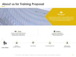 Training proposal template powerpoint presentation slides