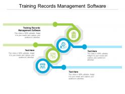 Training records management software ppt powerpoint ideas file formats cpb