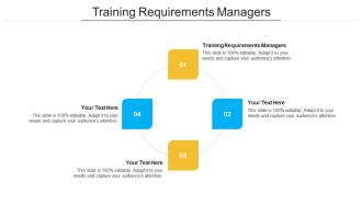 Training requirements managers ppt powerpoint presentation gallery format cpb