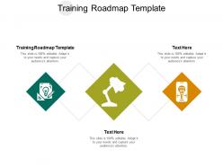 Training roadmap template ppt powerpoint presentation layouts layout ideas cpb