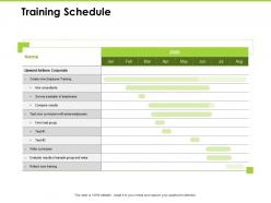 Training Schedule Airlines Corporate Ppt Powerpoint Presentation Tips