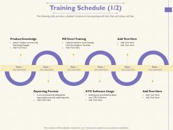 Training Schedule Reporting M1753 Ppt Powerpoint Presentation Styles Format Ideas