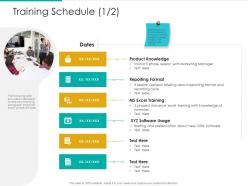 Training schedule software strategic plan marketing business development ppt slides file formats