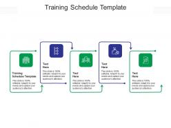 Training schedule template ppt powerpoint presentation inspiration files cpb