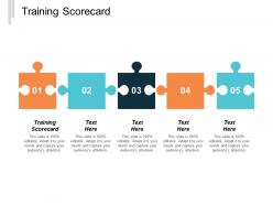 Training scorecard ppt powerpoint presentation inspiration graphics example cpb