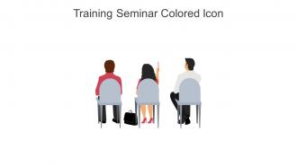 Training Seminar Colored Icon In Powerpoint Pptx Png And Editable Eps Format