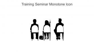 Training Seminar Monotone Icon In Powerpoint Pptx Png And Editable Eps Format