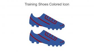 Training Shoes Colored Icon In Powerpoint Pptx Png And Editable Eps Format