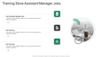 Training Store Assistant Manager Jobs In Powerpoint And Google Slides Cpb