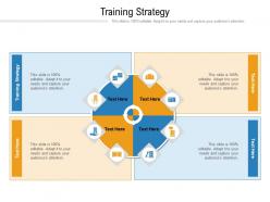Training strategy ppt powerpoint presentation summary professional cpb