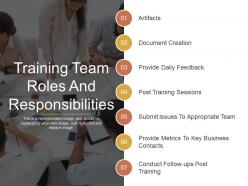 Training team roles and responsibilities powerpoint themes