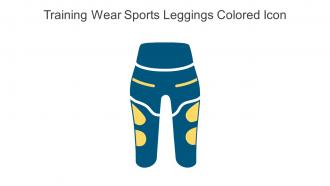 Training Wear Sports Leggings Colored Icon In Powerpoint Pptx Png And Editable Eps Format